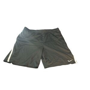 Nike Shorts Men Sz L Hybrid Training Black Drawstring‎ 376067-010 Athleisure